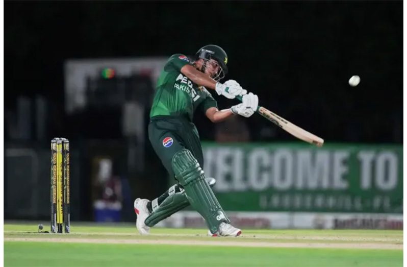 Saim Ayub scored a quick half-century against West Indies