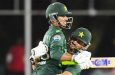 Saim Ayub and Salman Agha put on 141 for the fifth wicket  •  AFP/Getty Images