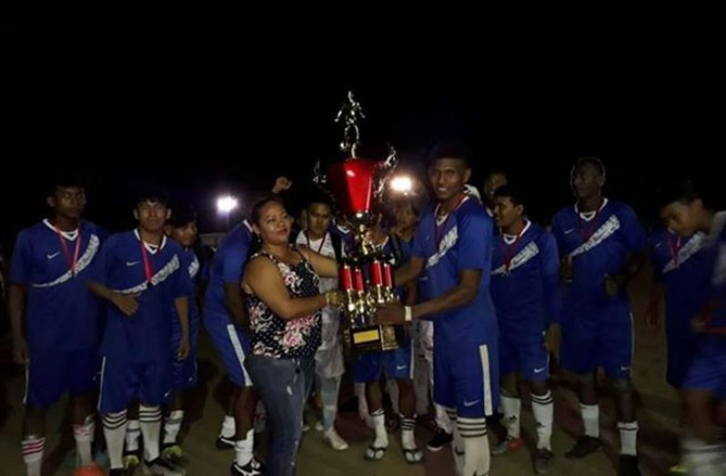 Guyana Rush Saints won the male final by a score of 3-1 over Paiwomak Warriors.