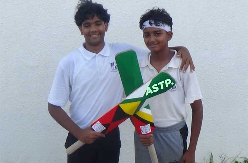 St Stanislaus College’s Ishon Haricharran and Nitin Bhogwandat