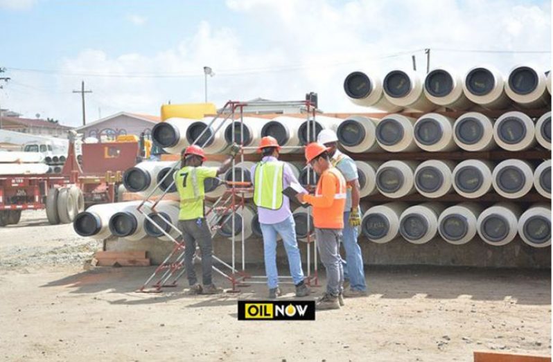 Saipem’s Georgetown Guyana facility (OilNOW website photo)