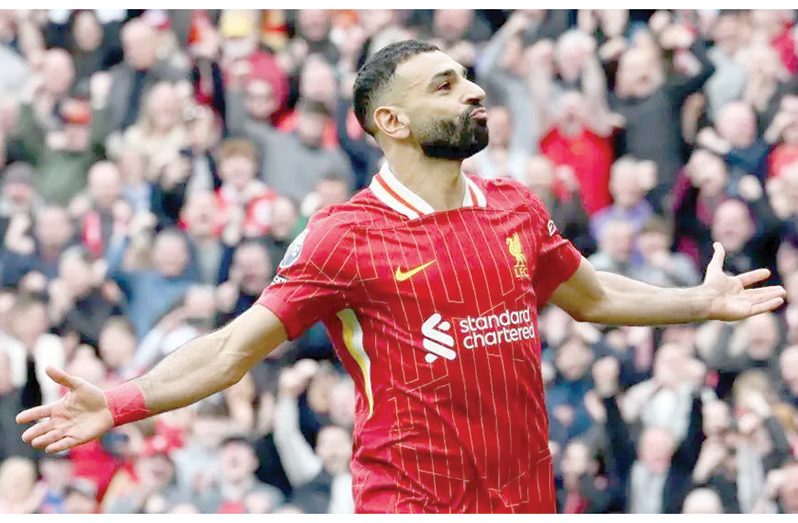 Mohamed Salah is the Premier League's top scorer on 27 goals