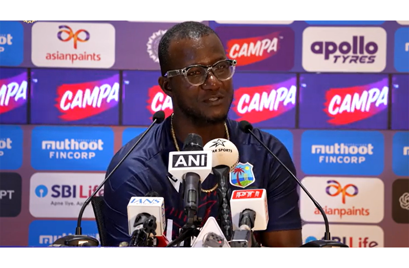 West Indies Head coach Darren Sammy