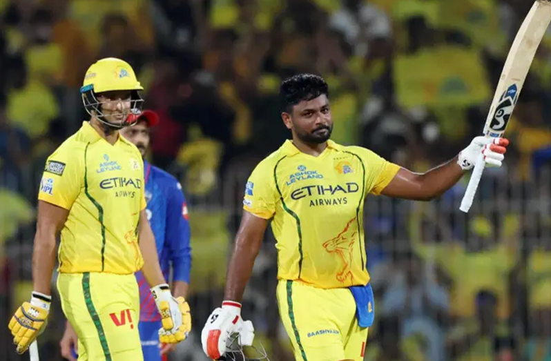 Sanju Samsom made  a sparkling 115 not out from 56 balls.