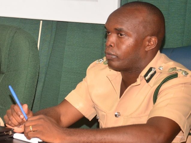 Deputy Director of Prisons, Gladwin Samuels. [Guyana Chronicle Photo]