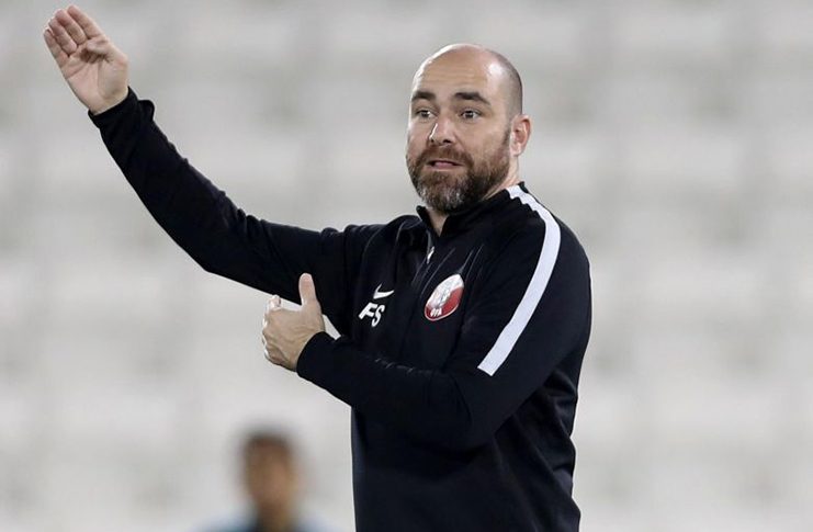 Qatar head coach, Sanchez Bas knows that a tall task awaits them against a pair of Central American powers and a Caribbean nation that is on the rise. (Photo courtesy of Qatar Football Association)