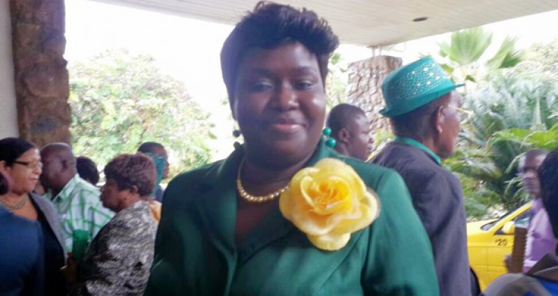 APNU+AFC Linden representative, Sandra Adams