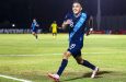 Oscar Santis celebrates scoring against Guyana