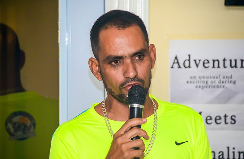Savannah: Founder and coordinator of the Savannah Drive, Shane D’Andrade (Delano Williams photo)