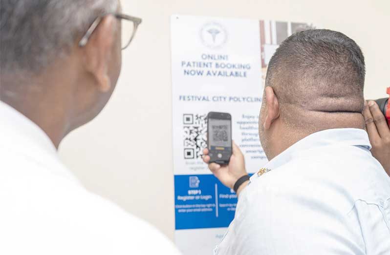 Residents within the Festival City catchment area can scan the facility’s QR code to access the online booking portal