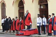Scenes from Tuesday morning’s opening of the Demerara Criminal Assizes