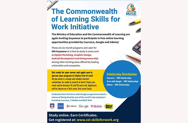 800 more online scholarships available through Commonwealth of Learning ...