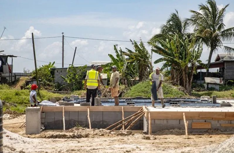 Work is ongoing at the new Tuschen Primary School