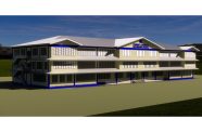 An artist's impression of the new Christ Church Secondary School which is currently being rebuilt