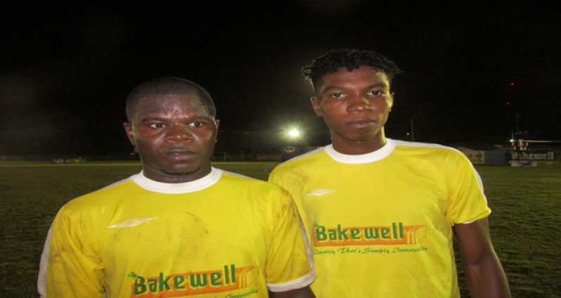 Topp XX goal scorers – Travis Waterton (left) and Keon Hall