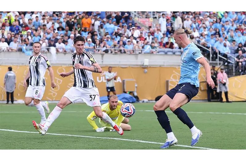 ERLING Haaland scored his 300th top-level career goal to help Manchester City easily beat Juventus in the heat of Orlando to top Group G at the Club World Cup.
Norway striker Haaland scuffed home a finish in the second half as the Premier League side withstood the 32C heat, as well as a short spell of showers, to dismantle Juve and avoid being in the same side of the draw as Champions League winners Paris St-Germain and Bundesliga giants Bayern Munich.
However, manager Pep Guardiola may still come up against his former player Xabi Alonso in the next round, should Real Madrid lose against Salzburg in Group H later on (kick-off 02:00 BST).
City have made fast starts in their opening two games and scored again inside the first 10 minutes as Rayan Ait-Nouri's delightfully disguised pass was collected by Jeremy Doku, who skipped inside and coolly slotted home into the bottom corner.
But City were punished immediately after opening the scoring as goalkeeper Ederson's loose pass was intercepted by Teun Koopmeiners, who ran through to drill a shot home.
If the goal City conceded in a frantic encounter was poor, the one Juve let in at the other end was comical.
With no opposition player anywhere near Pierre Kalulu, the France international somehow managed to side-foot Matheus Nunes' low cross into his own net.
Haaland came off the bench at half-time and did his best to miss from Nunes' pass, knocking the ball in off his standing foot, before Phil Foden swept home from close range and Savinho smashed in a sensational fifth.
Striker Dusan Vlahovic converted a Juve consolation after missing opportunities earlier in the game, but it was too little too late as City end the group stage with a flawless record.
What was the main talking point?
City put five past a European heavyweight to lay down a marker in the tournament and will be buoyed by a first start since September for midfielder Rodri, who had sustained a serious knee injury against Arsenal.
The Spaniard has since made two appearances as a substitute but this was his first game from the opening whistle since claiming the Ballon d'Or award in October.
It was a landmark occasion for 24-year-old Haaland too, as his goal made it 258 for club and 42 for his country during a prolific career to date.