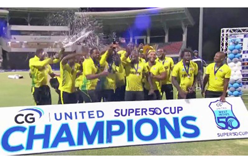 The Jamaica Scorpions won the CG United Super50 in 2022