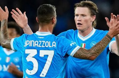 Former Manchester United midfielder Scott McTominay helped Napoli win the league last season