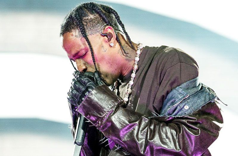 Scott says he now wants to be "the voice" of the victims of last month's Astroworld tragedy. Taken from BBC, Credited to GETTY Images