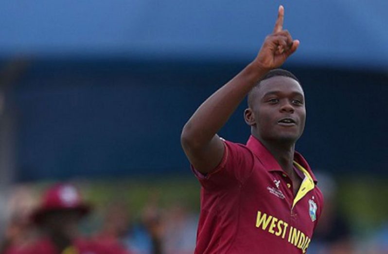 Jayden Seales is the only new Caribbean player signed to Trinbago Knight Riders for the 2020 Caribbean Premier League.