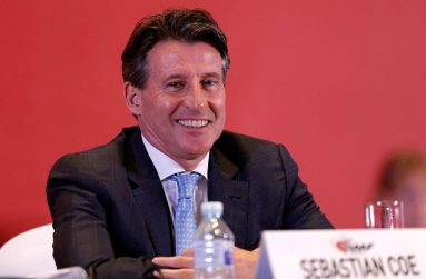 IAAF president Sebastian Coe