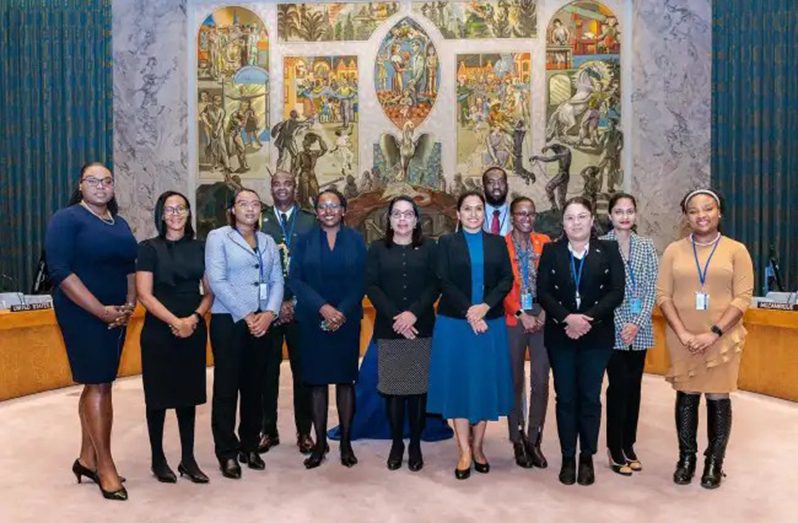 Ambassador Carolyn Rodrigues-Birkett and team in New York for their exemplary Presidency of the United Nations Security Council in the month of February