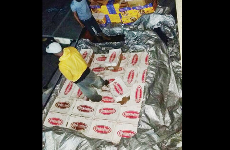 The supplies that were seized