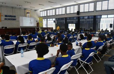Flashback! Students who attended the 2024 Pele FC Alumni Corporation Youth Development Seminar.