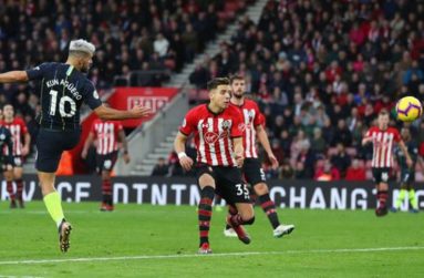 Sergio Aguero scored 18 goals in the Premier League in 2018 - his best tally in a calendar year when making less than 30 appearances for Manchester City