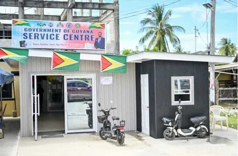 The Port Mourant Government Service Centre was commissioned in June of this year