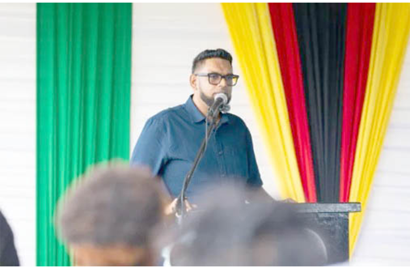 President Dr Irfaan Ali