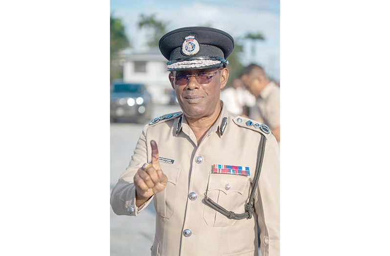 Commissioner of Police, Clifton Hicken (Delano Williams photo)