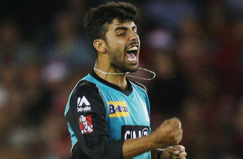 Pakistan leg-spinner Shadab Khan will be in action for Guyana Amazon Warriors.