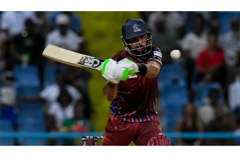 Shadab Khan made 52* in 20 balls  •  (CPL)