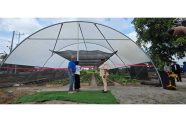 The Timehri tunnel builds on RCGC's earlier shade tunnel at the Phoenix Recovery drug rehabilitation facility in Yarrowkabra, Soesdyke. Both projects pair food production with rehabilitation and skills for life after custody