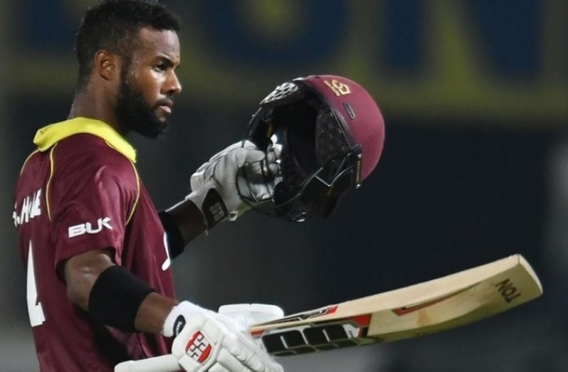 Windies batter Shai Hope is in his first stint for Yorkshire .