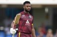 Skipper Shai Hope and centurion Sherfane Rutherford added 99 runs for the fourth wicket with Hope  who contributed an 88- ball 86