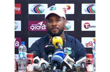 West Indies captain Shai Hope