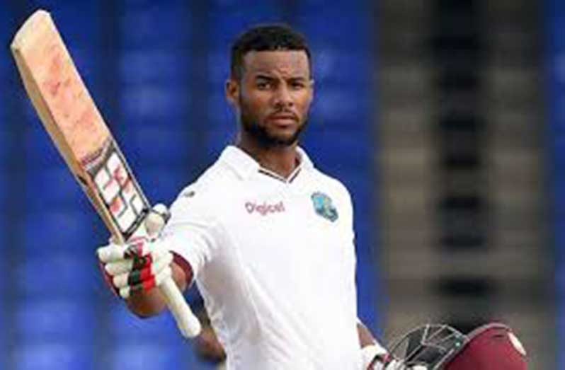 Shai Hope is the highest West Indies batsman in the ICC’s Test batting rankings at 60th