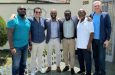 CWI president, Dr Kishore Shallow (third left) during his recent visit to Peru (Photo courtesy CWI Media)