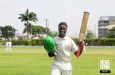 Guyana U-17 batter Shamar Apple hit 123 against Windwards