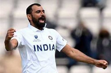 India pacer Mohammed Shami