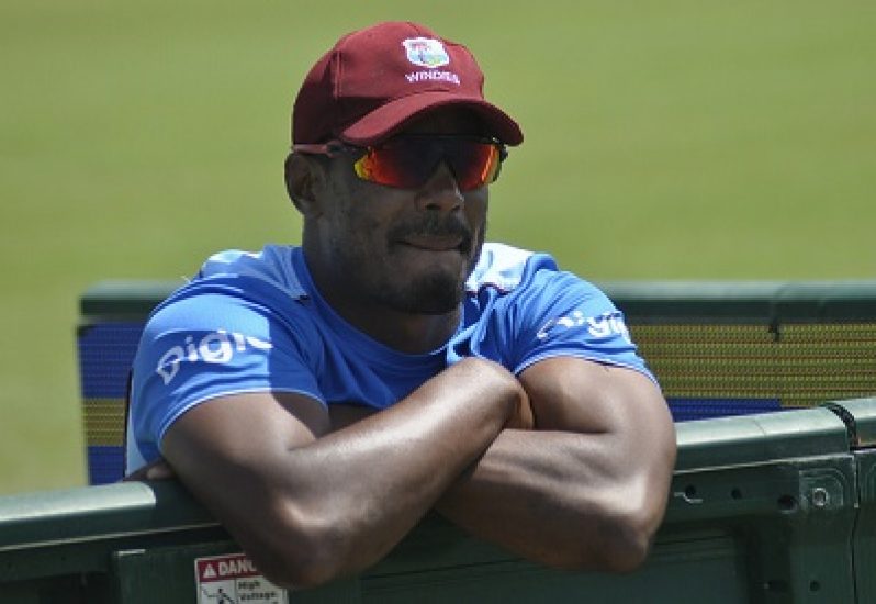 West Indies fast bowler Shannon Gabriel.
