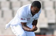 Fast bowler Shannon Gabriel struck the vital blows.