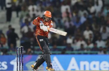 Abhishek Sharma scored an 18-ball half-century•(BCCI photo).