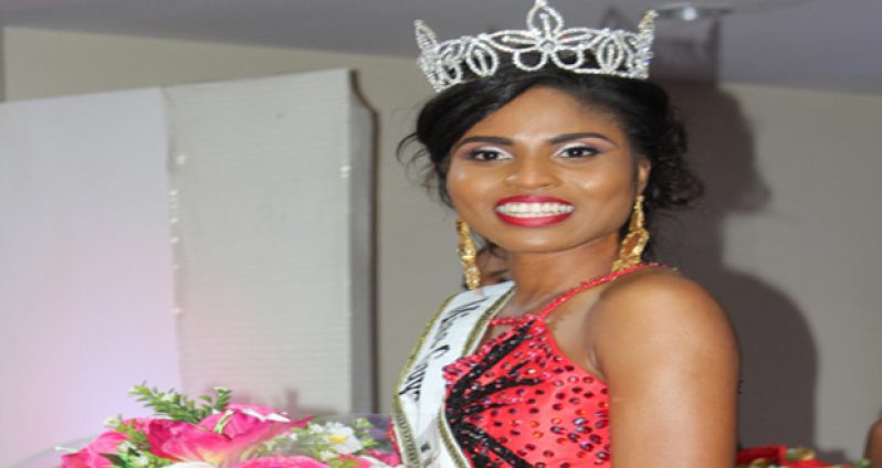 The newly declared Miss Guyana Universe, Shauna Ramdyhan