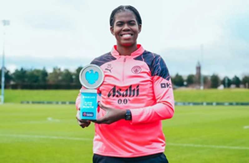 Khadijah ‘Bunny’ Shaw was named the PFA’s Women’s Player of the Year