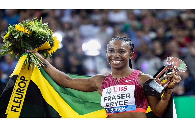 FraserPryce blazes 10.65 to win 100m Diamond League crown Guyana