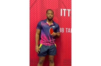 National Table Tennis Player Shemar Britton