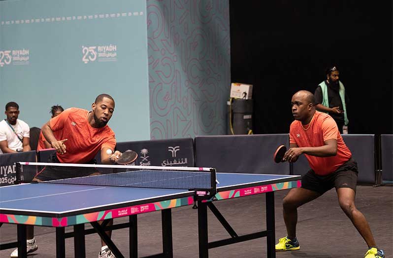 Shemar Britton and Nigel Bryan at the Islamic Solidarity Games